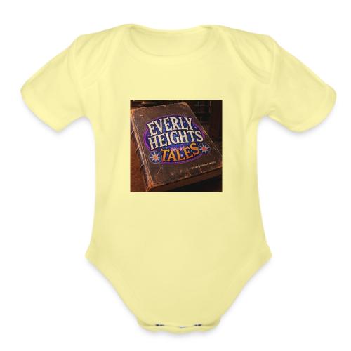 Everly Heights Tales Album Art - Organic Short Sleeve Baby Bodysuit