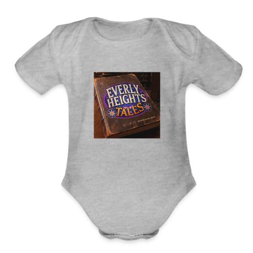 Everly Heights Tales Album Art - Organic Short Sleeve Baby Bodysuit