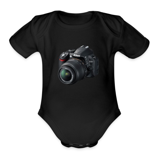 photographer - Organic Short Sleeve Baby Bodysuit