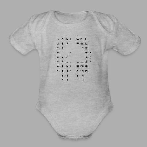 Dots_Right - Organic Short Sleeve Baby Bodysuit
