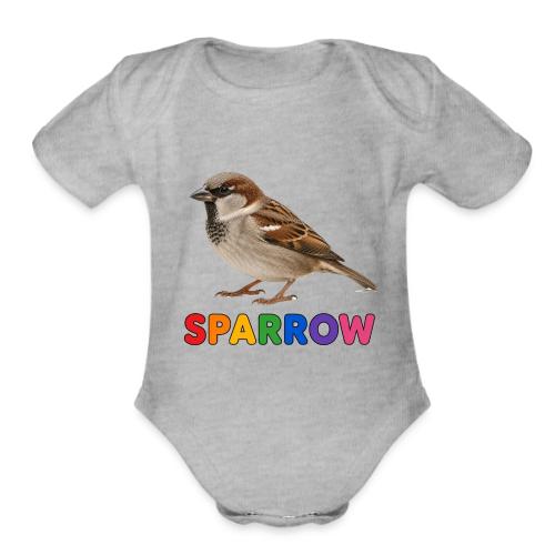 Sparrow - Organic Short Sleeve Baby Bodysuit