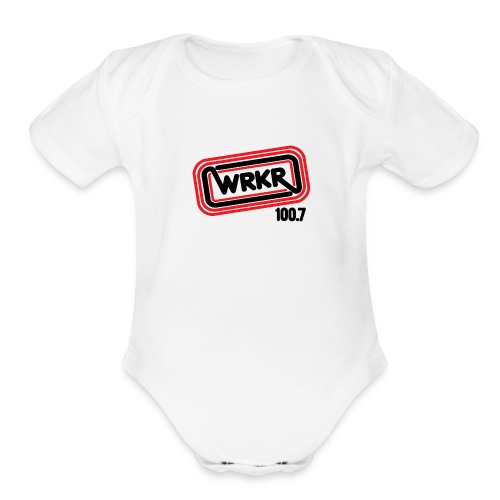 WRKR Radio 100.7 - Organic Short Sleeve Baby Bodysuit
