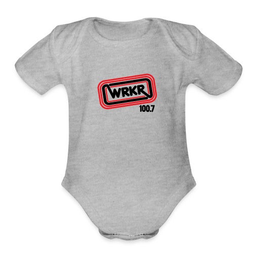 WRKR Radio 100.7 - Organic Short Sleeve Baby Bodysuit