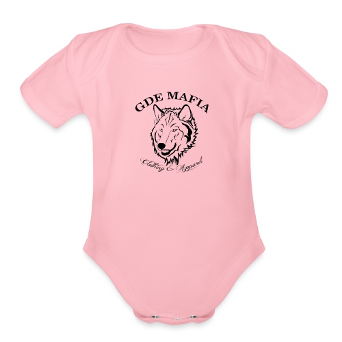 Wolf HEAD - GDE Mafia - Organic Short Sleeve Baby Bodysuit