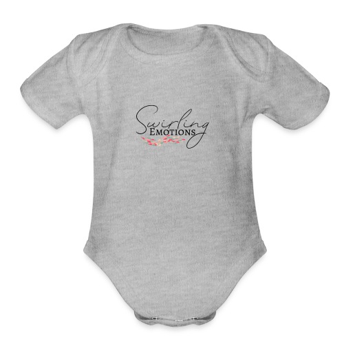 Swirling Emotions - Organic Short Sleeve Baby Bodysuit