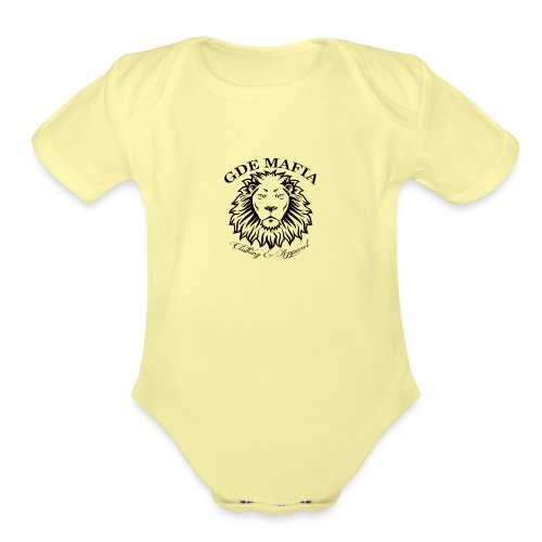 LION HEAD - American Lion Association - Organic Short Sleeve Baby Bodysuit