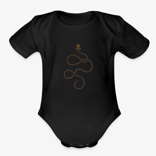 Serpent Spell - Organic Short Sleeve Baby Bodysuit