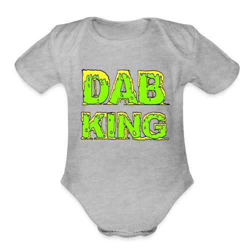 Dab King - Organic Short Sleeve Baby Bodysuit