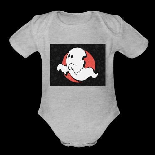 Little Baby Ghosty - Organic Short Sleeve Baby Bodysuit