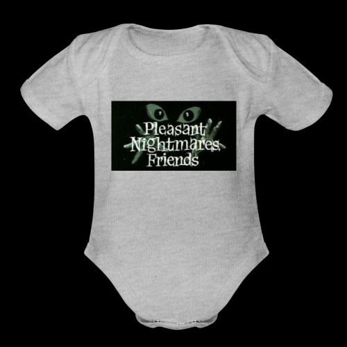 Pleasant Nightmare Friends - Organic Short Sleeve Baby Bodysuit
