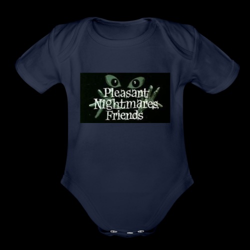Pleasant Nightmare Friends - Organic Short Sleeve Baby Bodysuit