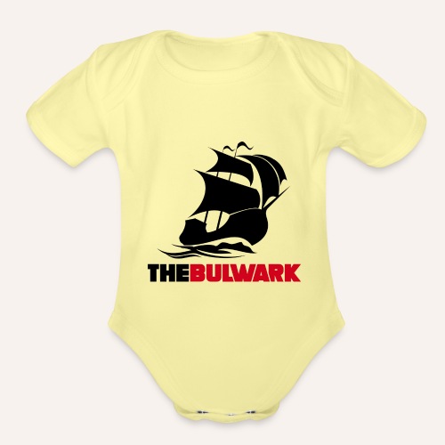 Bulwark Logo - Big Ship - Organic Short Sleeve Baby Bodysuit