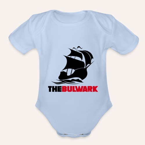 Bulwark Logo - Big Ship - Organic Short Sleeve Baby Bodysuit