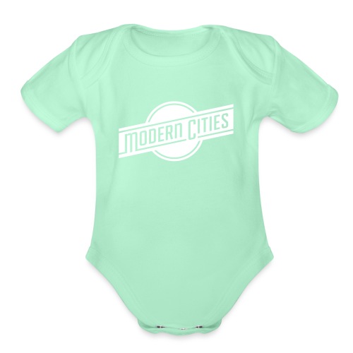 Modern Cities - Organic Short Sleeve Baby Bodysuit