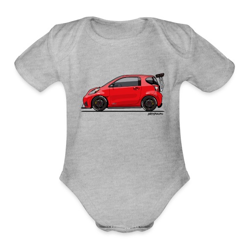 Toyota Scion iQ Track - Organic Short Sleeve Baby Bodysuit