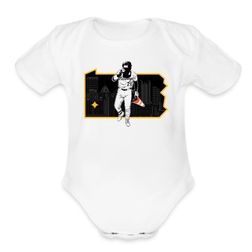 Fear The Cone (Light) - Organic Short Sleeve Baby Bodysuit