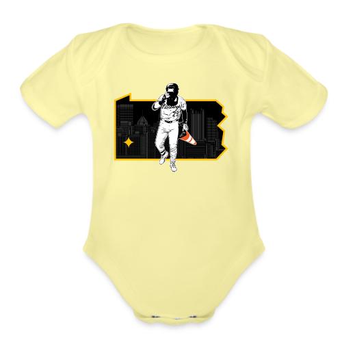 Fear The Cone (Light) - Organic Short Sleeve Baby Bodysuit