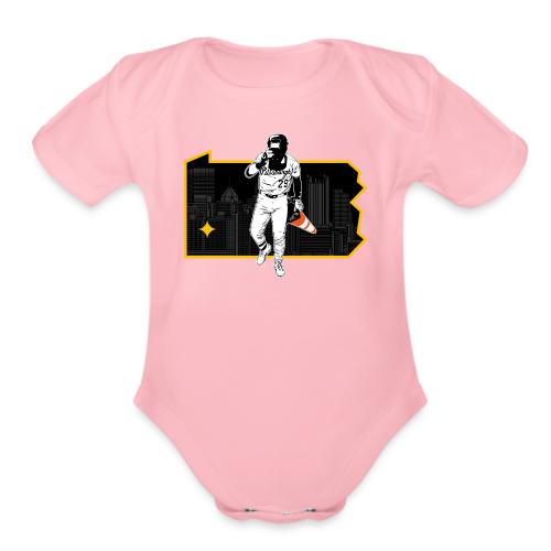 Fear The Cone (Light) - Organic Short Sleeve Baby Bodysuit
