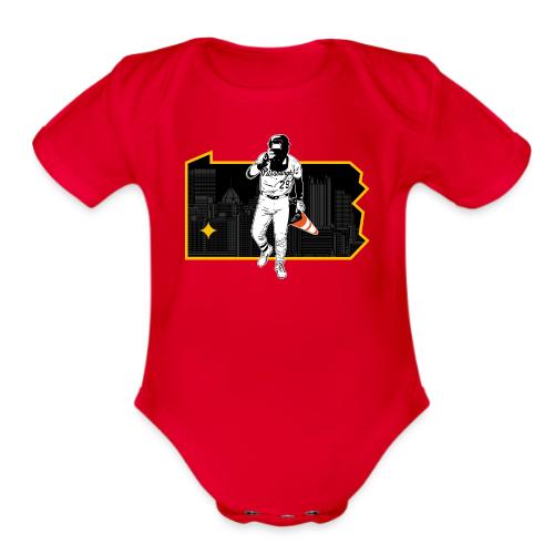Fear The Cone (Light) - Organic Short Sleeve Baby Bodysuit