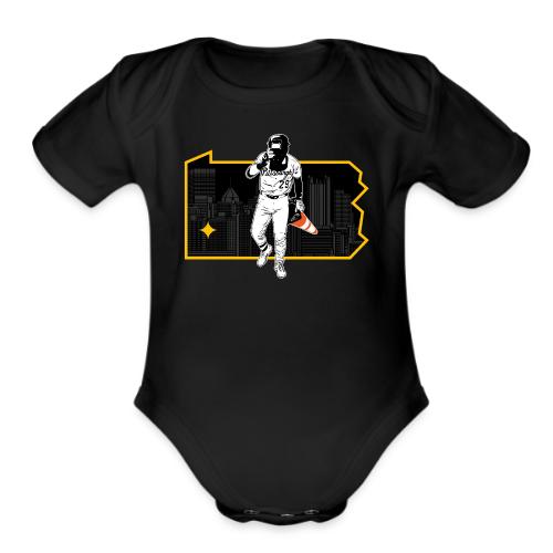 Fear The Cone (Light) - Organic Short Sleeve Baby Bodysuit
