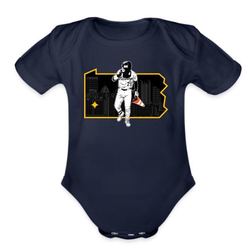 Fear The Cone (Light) - Organic Short Sleeve Baby Bodysuit