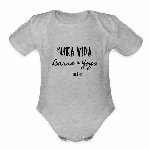 Pura Vida Barre & Yoga - Organic Short Sleeve Baby Bodysuit