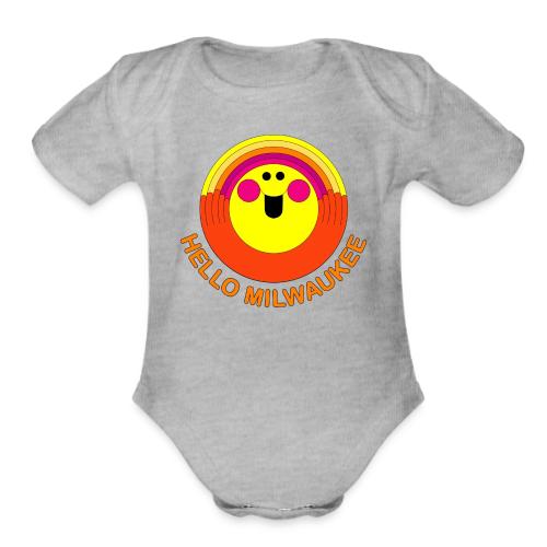 Hello Milwaukee - Organic Short Sleeve Baby Bodysuit