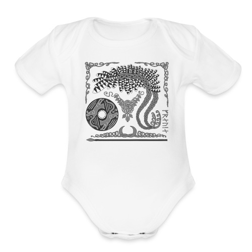 Freya - Organic Short Sleeve Baby Bodysuit