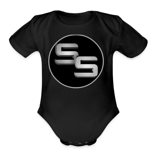 SS Logo - Organic Short Sleeve Baby Bodysuit