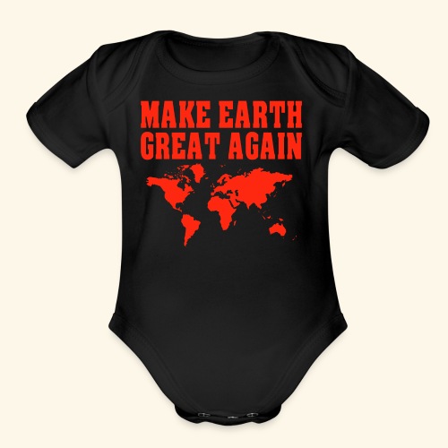 Make Earth Great Again Ramirez - Organic Short Sleeve Baby Bodysuit