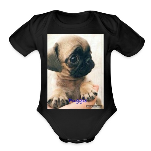 Pug for life - Organic Short Sleeve Baby Bodysuit