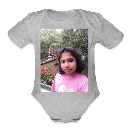 Tanisha - Organic Short Sleeve Baby Bodysuit
