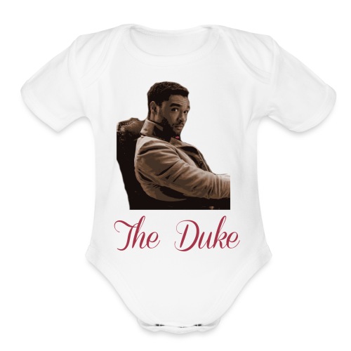 Down With The Duke - Organic Short Sleeve Baby Bodysuit