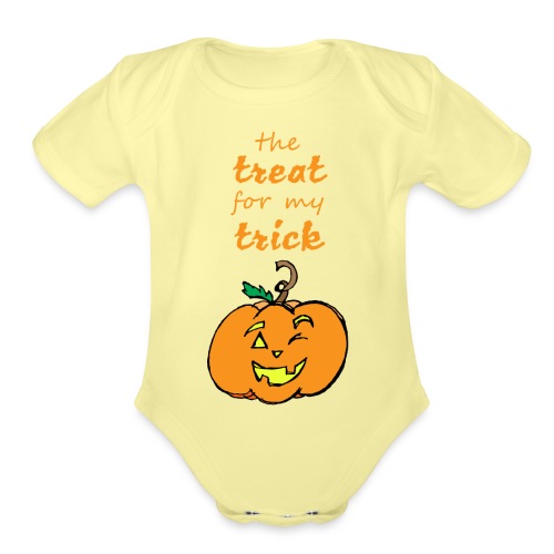 Trick or Treat Maternity - Organic Short Sleeve Baby Bodysuit