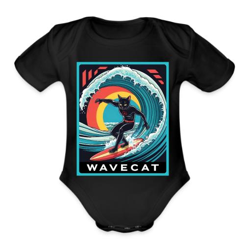 Wavecat Superhero - Organic Short Sleeve Baby Bodysuit