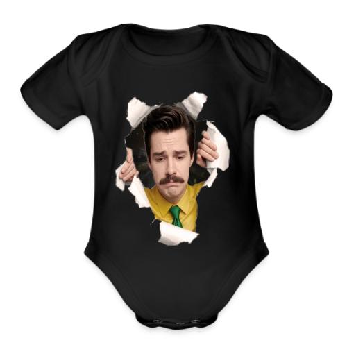 Mr. Matheson Chest Burster - Organic Short Sleeve Baby Bodysuit