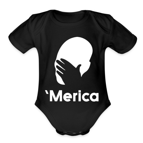 FacePalm-America - Organic Short Sleeve Baby Bodysuit
