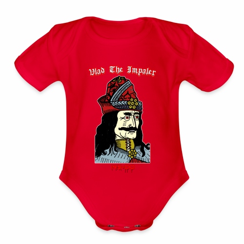 Vlad The Impaler Forever - Organic Short Sleeve Baby Bodysuit