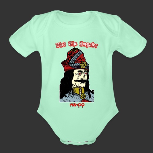 Vlad The Impaler Forever - Organic Short Sleeve Baby Bodysuit