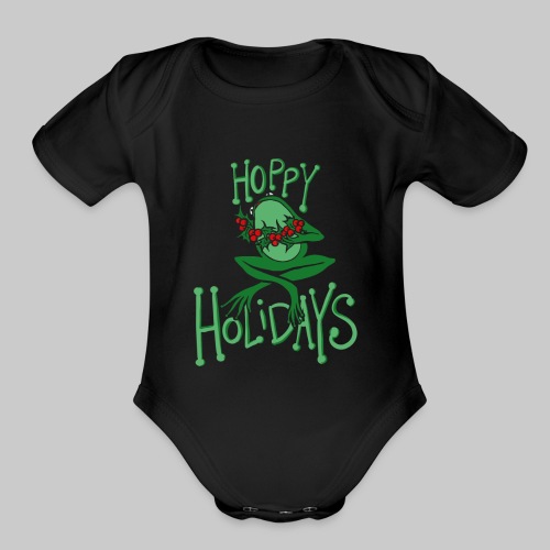 Hoppy Holidays - Organic Short Sleeve Baby Bodysuit