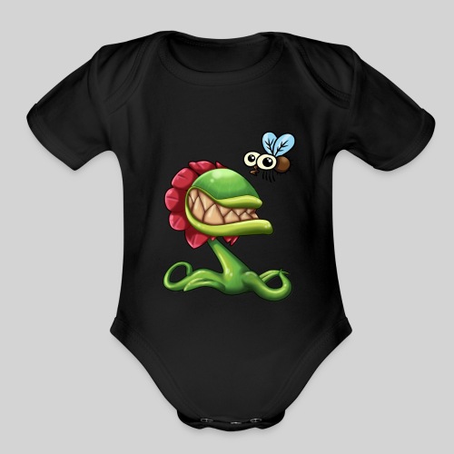 Carnivore Plant - Organic Short Sleeve Baby Bodysuit