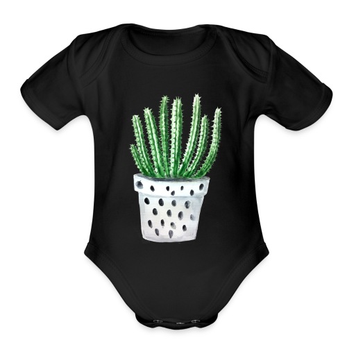 Cactus - Organic Short Sleeve Baby Bodysuit