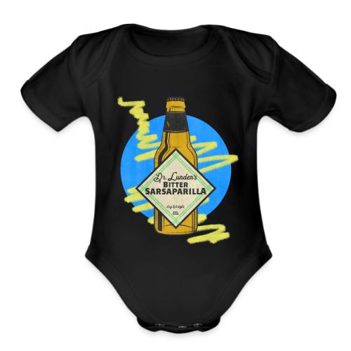 Dr. Lunden's Sarsaparilla - Organic Short Sleeve Baby Bodysuit