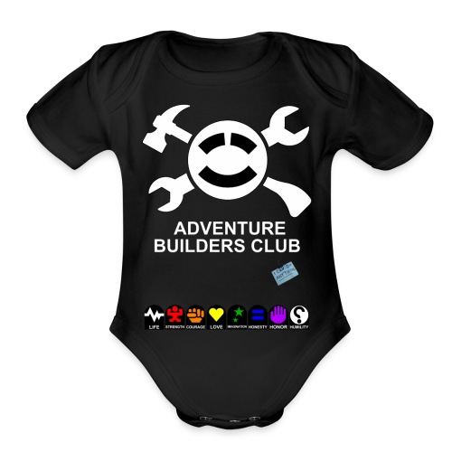 Adventure Builders Club - Organic Short Sleeve Baby Bodysuit