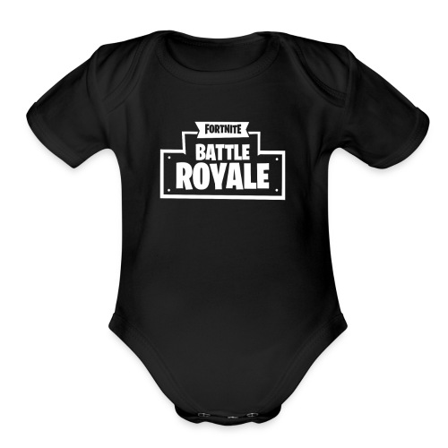 Fortnite Battle Royale Logo - Organic Short Sleeve Baby Bodysuit