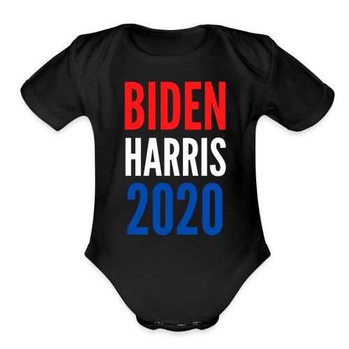 BIDEN HARRIS 2020 - Red, White and Blue - Organic Short Sleeve Baby Bodysuit
