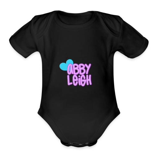 Abby Leigh Modeling Logo - Organic Short Sleeve Baby Bodysuit