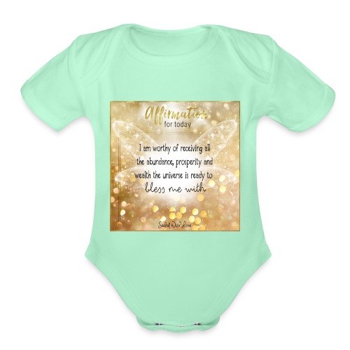 Abundance - Organic Short Sleeve Baby Bodysuit