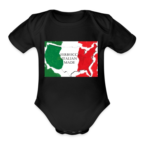 ferrucci italy - Organic Short Sleeve Baby Bodysuit