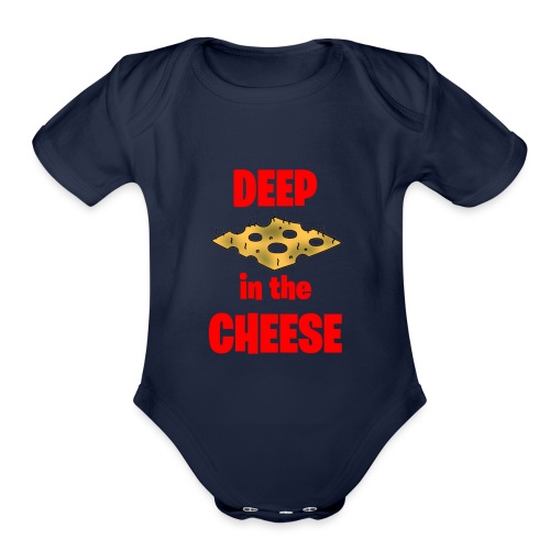 DEEP in the CHEESE - Organic Short Sleeve Baby Bodysuit